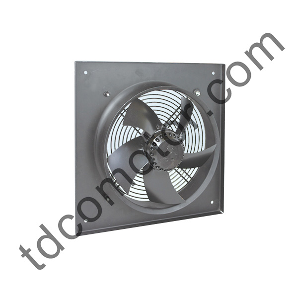 YWF-350 4E-350 100% Kawat Tembaga 350mm Fan Axial kanthi Bingkai